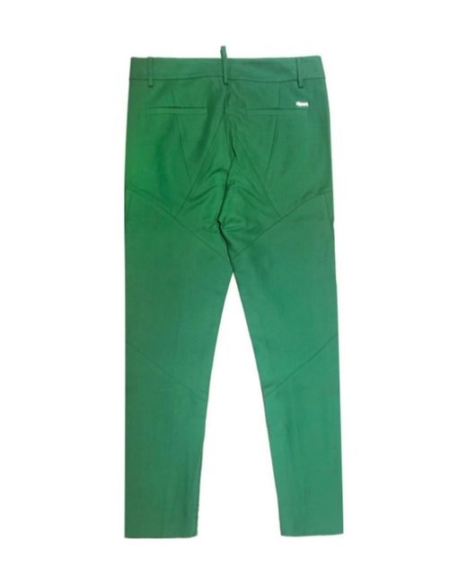 DSquared² Green Logo Tapered Casual Pants