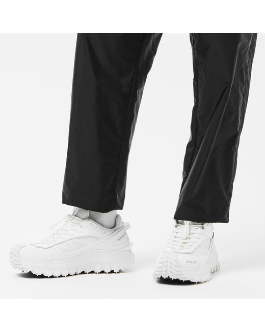 Moncler White Low-Top Sneakers for men