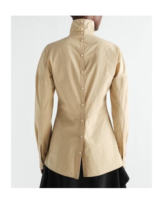 Lemaire Natural Press-Stud Bib Top