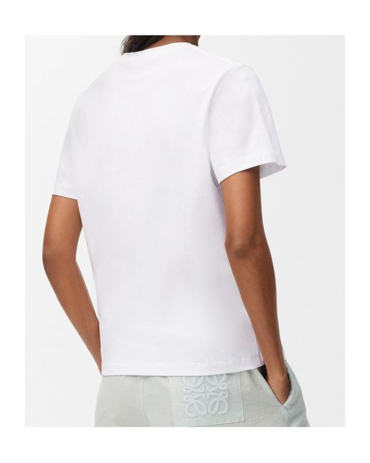 Loewe White Regular Fit T-Shirt