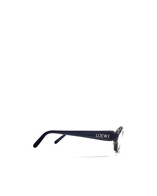 Loewe White Square Frame Sunglasses