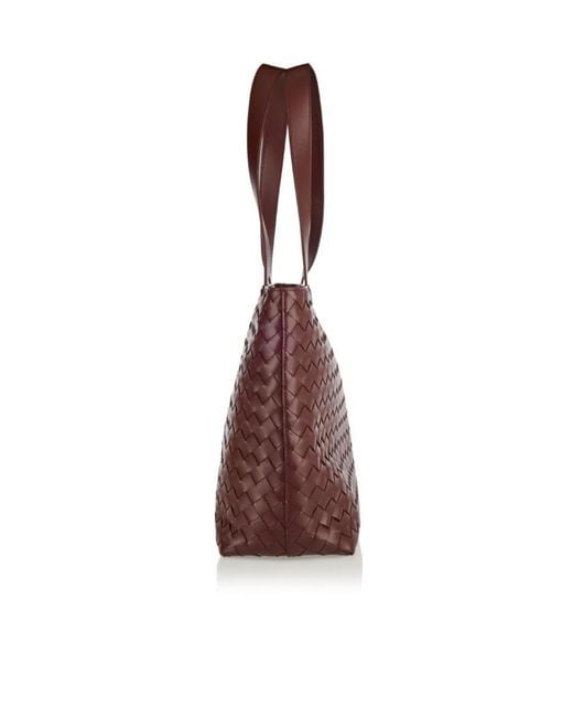 Bottega Veneta Red Intrecciato Shoulder Bag for men