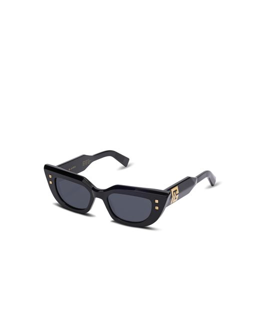 Balmain White B-Aura Sunglasses