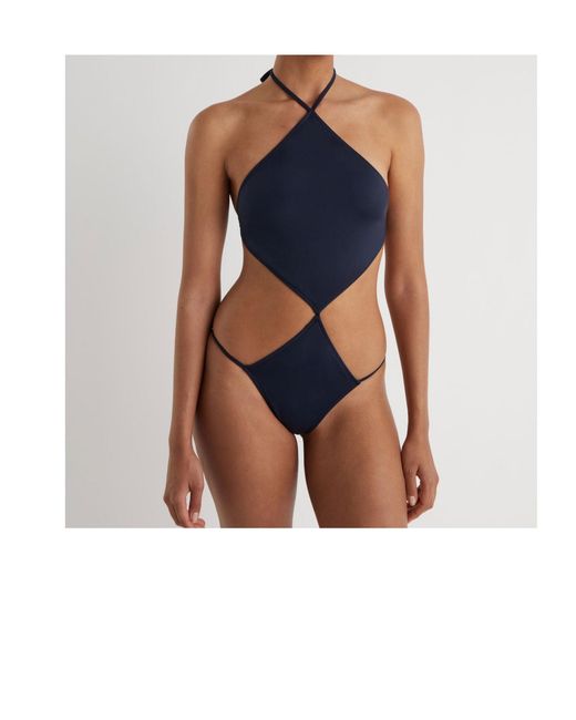 Paloma Wool Blue Sea Cut-Out Swimsuit