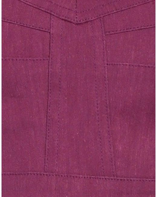 Isabel Marant Purple Casual Cropped Top