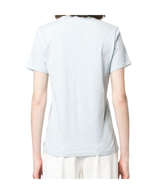 Maison Kitsuné Blue Maison Kitsuné Tricolor Fox Patch T-Shirt
