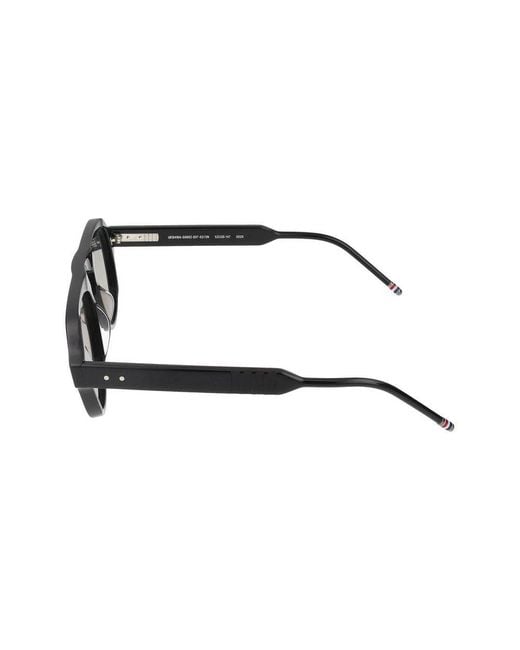 Thom Browne Multicolor Eyewear Oval Frame Sunglasses for men