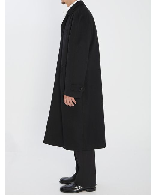 Céline Black Wool Coat for men