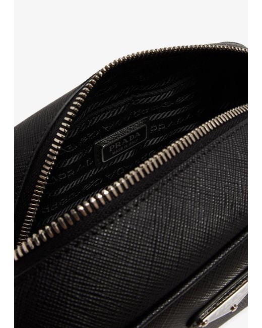 Prada Black Zippered Clutch for men