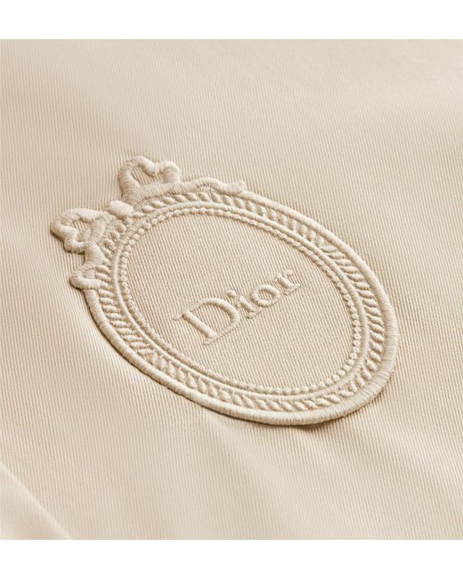 Dior Natural Médaillon Belted Shirtdress