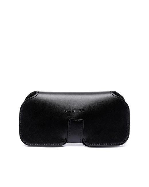 Saint Laurent Metallic Eyewear Square Frame Sunglasses for men