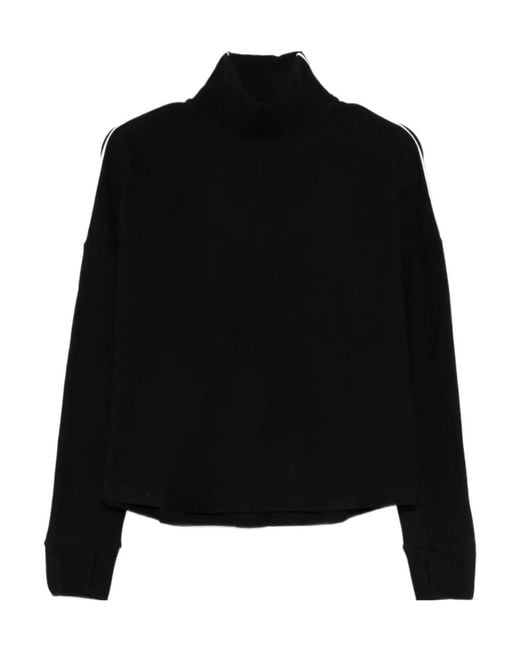 Varley Black High-Neck Sweatshirt