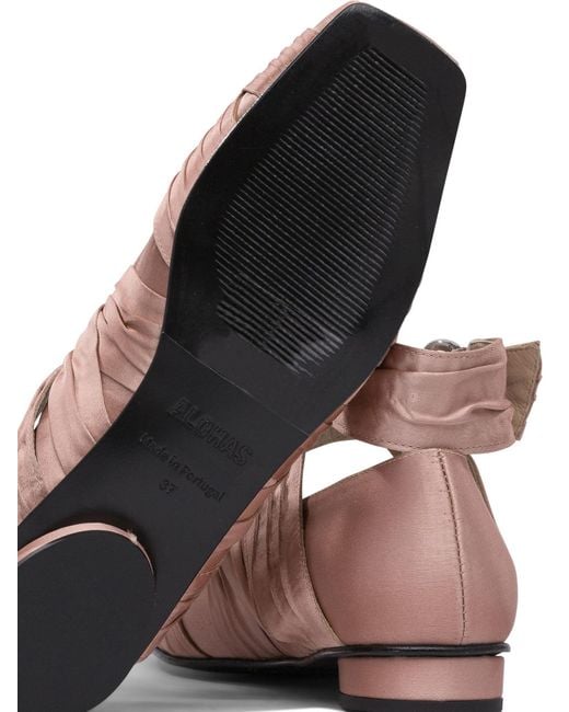 Alohas Pink Volant Ballet Flats