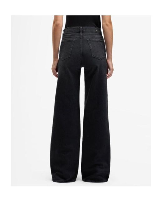 7 For All Mankind Blue Lotta Straight-Leg Jeans