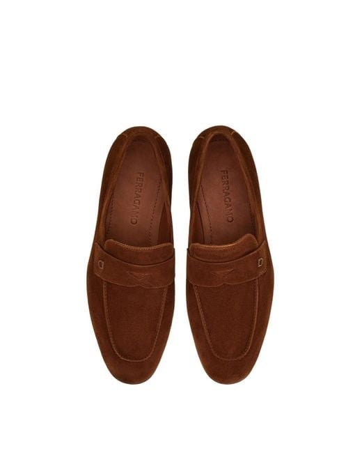 Ferragamo Brown Penny Loafer for men