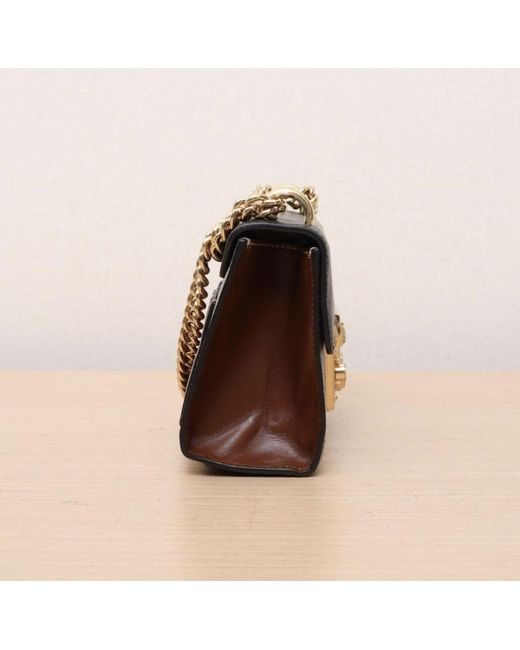 Gucci Black Padlock Gg Supreme Shoulder Bag
