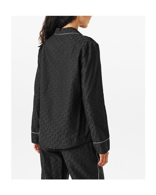 Off-White c/o Virgil Abloh Black Ls Pj Shirt Ld99