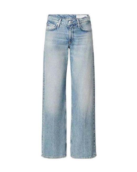 Rag & Bone Blue Saige Denim Jeans