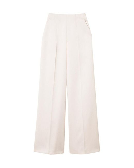 Twinset White Duchess Palazzo Trousers