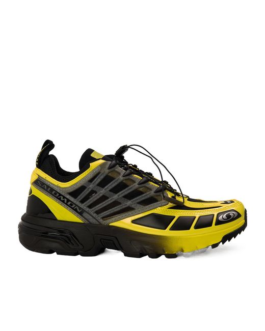 MM6 by Maison Margiela Yellow Type Running Shoe for men