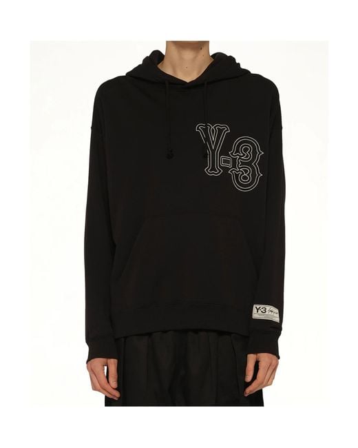 Y-3 Black El5 Hoodie for men