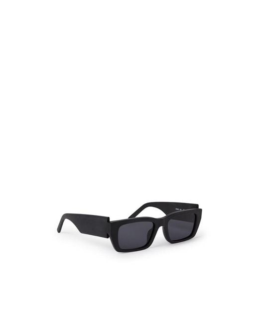 Palm Angels White Rectangular Sunglasses for men