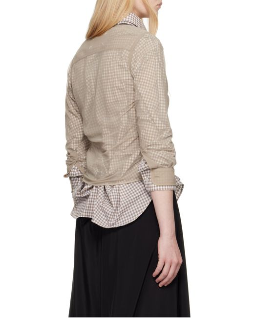 Maison Margiela Green Layer Shirt