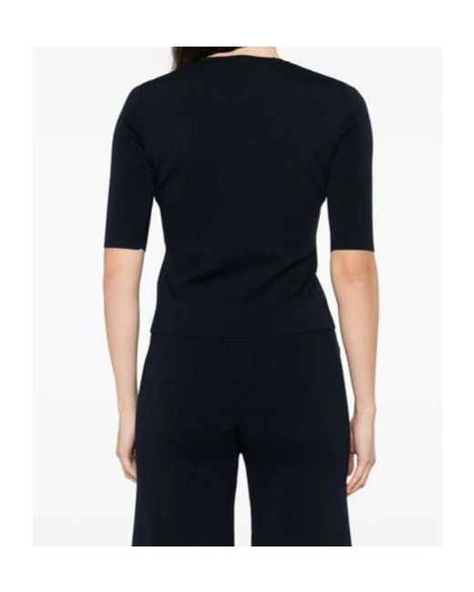 Max Mara Black Short-Sleeved T-Shirt