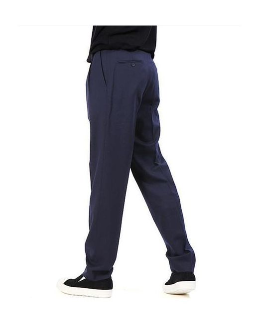 Balmain Blue Pleated Jeans for men