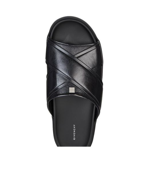Givenchy Multicolor 4G Plaque Flat Sandals for men