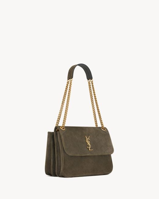 Saint Laurent Metallic Niki Tripouch Shoulder Bag