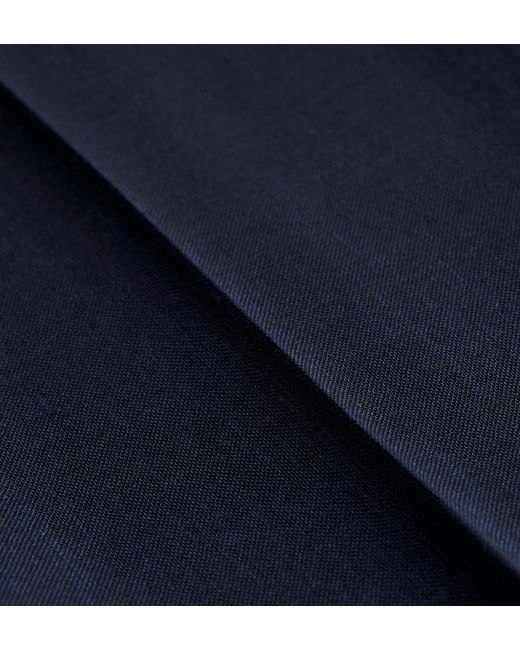 Dior Blue Long-Sleeved Suit Jacket Set for men