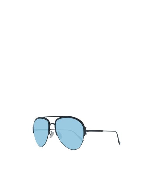 Tod's Blue Geometric Frame Sunglasses