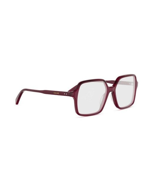 Céline White Full Frame Plain Mirror