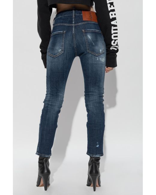 DSquared² Blue Cool Girl Distressed Jeans