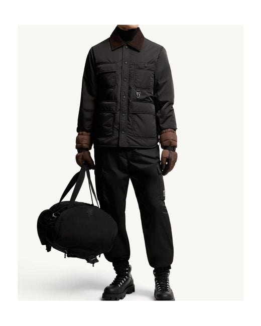 Moncler Black Grenoble Waterton Down Field Jacket for men