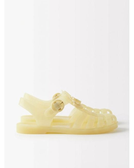 Gucci Yellow Sandal With Double G