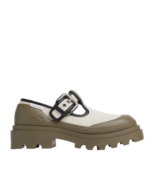 Bottega Veneta Gray Trek Mary-Jane