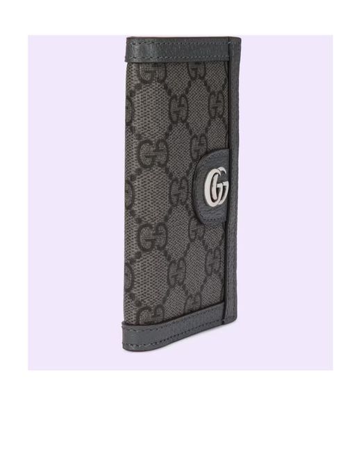 Gucci Black Ophidia Monogram Cardholder for men