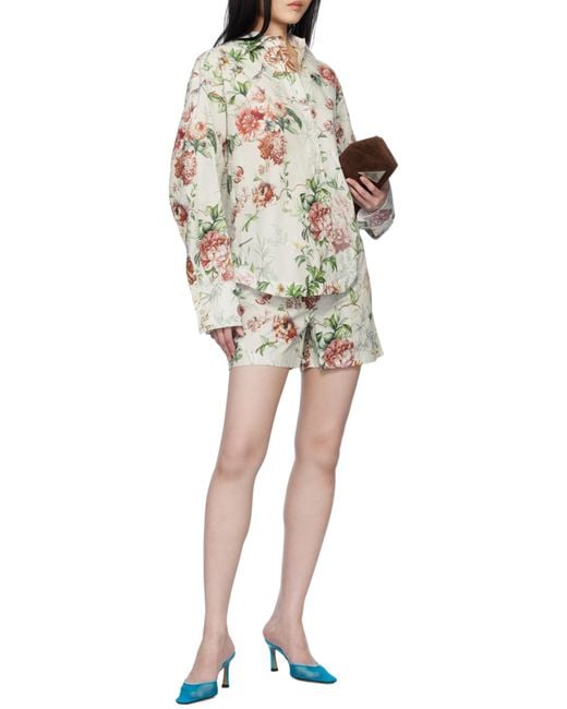 The Attico White The Short Pants