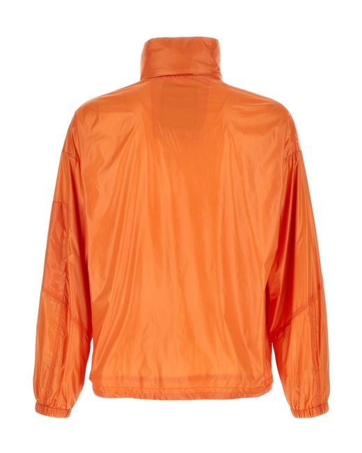 Herno Orange Laminar Packable Hooded Performance Jacket for men