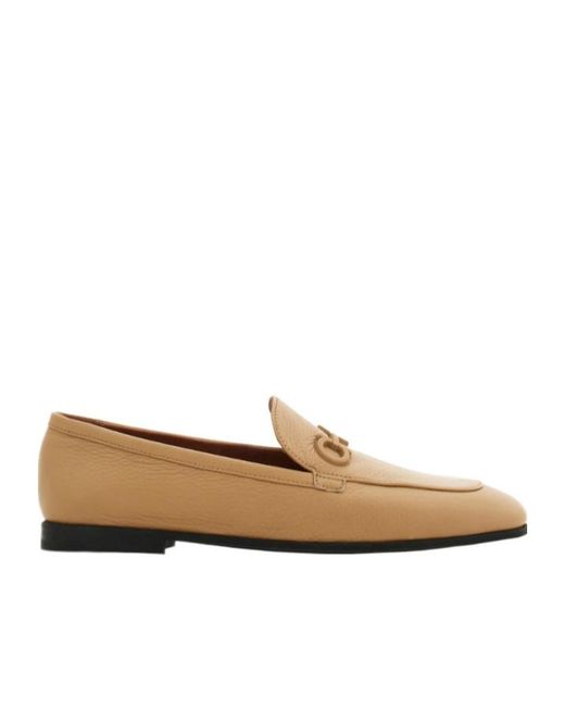 Ferragamo Brown Gancini Loafer