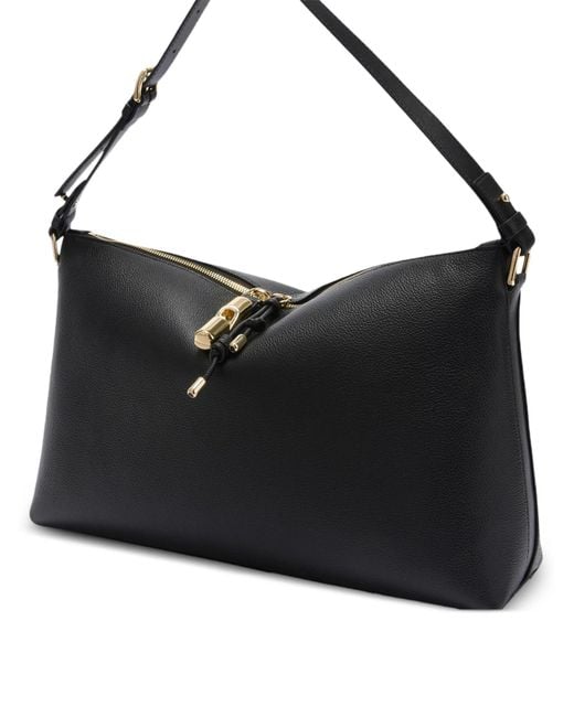 Furla Black Debby Large Shoulder Bag
