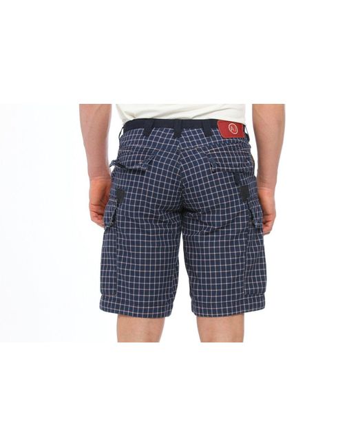 Armani Jeans Blue Logo Logo Shorts for men