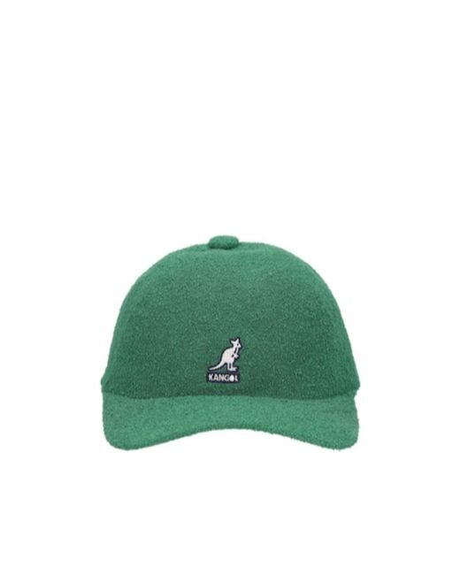 Kangol Green Logo Baseball Hat for men