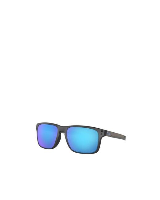 Oakley Blue Logo Rectangular Frame Sunglasses for men