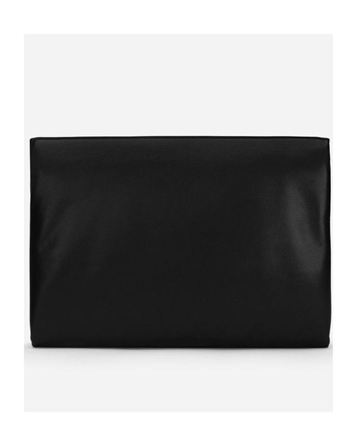 Dolce & Gabbana Black Logo Printed Crossbody Bag for men
