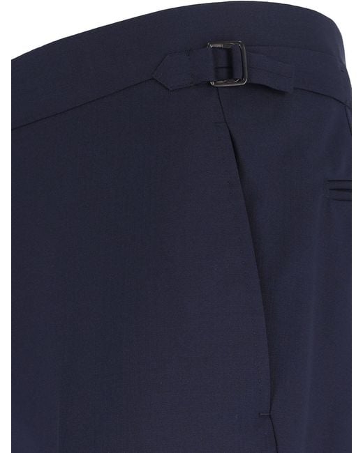 Tom Ford Blue Two-Piece Slim Cut Suit for men