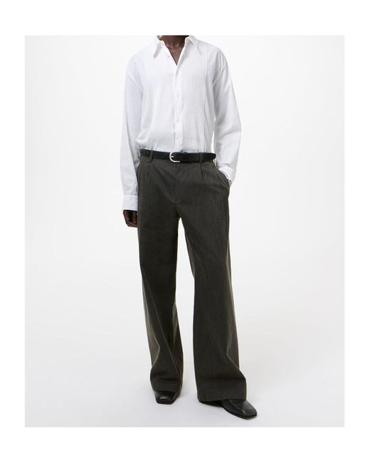 Our Legacy Green Bridge Relaxed Pleated Pants for men
