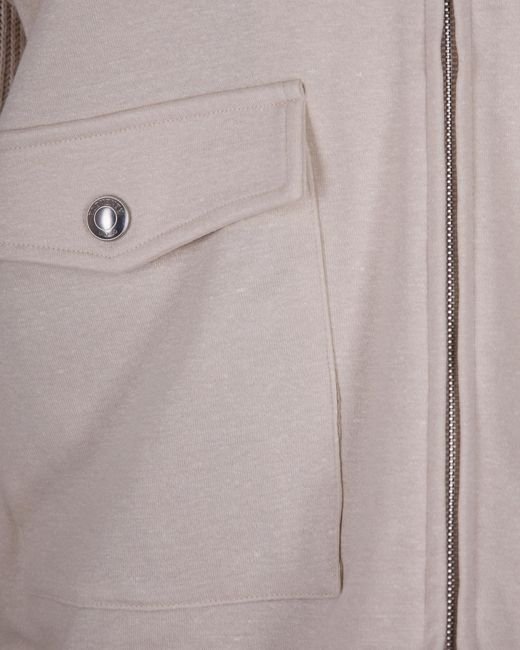 Eleventy Pink Zipped Cardigan for men